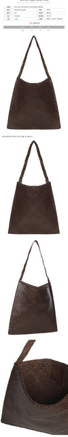 DRAGON DIFFUSION Tote Bag 26SS Ars Weaving Dunkelbraun 8848 160469660 [P]