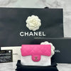 CHANEL Classic Card Wallet Pink Silver Metal AP0214 156518967 [P]