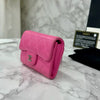 CHANEL Classic Card Wallet Pink Silver Metal AP0214 156518967 [P]