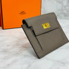 Hermes Kelly Pocket Compact Wallet Etoupe Gold 156519222 [P]