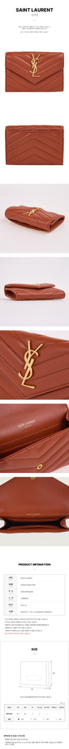 Saint Laurent Cassandra Matelassé Wallet 152233273 [P]