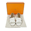 Hermes Oasis Women's Sandals Slippers Blanc H071002Z 02375 158733445 [P]