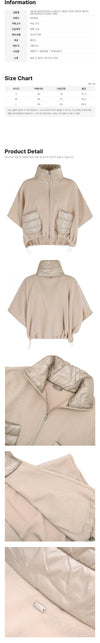 Herno Ultra Lightweight A-Shape Nylon Resort Cape Beige 160855668 [P]