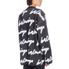 BALENCIAGA Baumwolle 3D Scribble Logo Strick L 7846 163158821 [P]