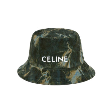 CELINE Tie-Dye Logo Corduroy Bucket Hat 22SS 02CQ 30706386