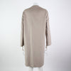 HERMES Cashmere-Mantel mit Lederbesatz 125898 [P]