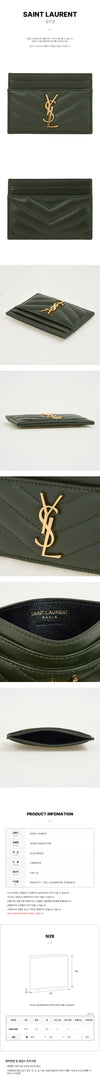 Saint Laurent Cassandra Card Case 423291 AAA44 3189 FW25 152233275 [P]
