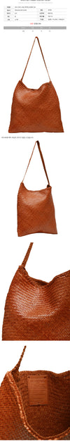 DRAGON DIFFUSION 26SS Weaving Tote Bag Tan 8848 160469662 [P]