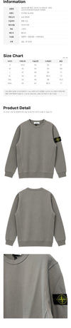 STONE ISLAND Kreuznack Sweater mit Wappenpatch Grau 160713979 [P]