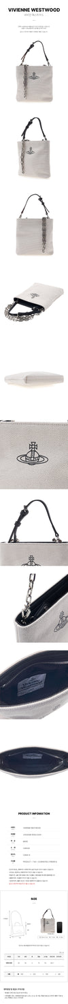 Vivienne Westwood Women's Canvas Square Crossbody Bag 43030096 W00IJ D404 76600056 [P]