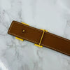 HERMES リバーシブルベルト 32mm ヌア ゴールド 162332821 [P]