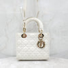 DIOR レディ ディオール マイ ABC スモール ホワイト カナージュ 7543 163154800 [P]