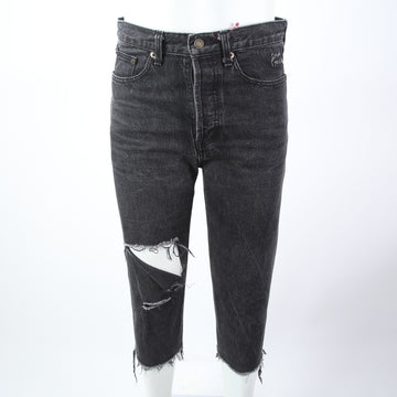 SAINT LAURENT Schwarze Denim-Hose 125620 [P]