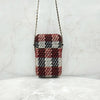 CHANEL ツイードフォンポーチチェーンショルダーバッグ8845 15362128 [P]