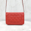 CHANEL Lambskin WOC Chain Crossbody Bag 4652 163156227 [P]