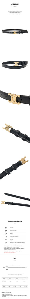 Celine Triomphe Belt Women's Small 162579282 [P]