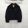 Hermes Navy Wool Half Coat 34 9302 163159281 [P]