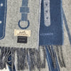 Hermes Cashmere Scarf Sangles Equestres 05 161318937 [P]