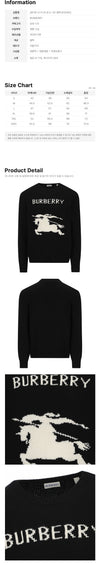 Burberry Signature Logo Knit Black 160855705 [P]