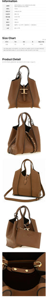 Tods Timeless Mini Shopper & Crossbody Bag Brown 160329457 [P]