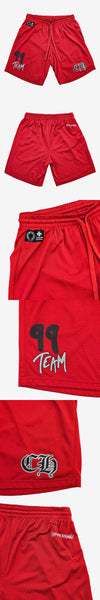 Chrome Hearts Mesh Shorts Red M 07ERECRJ 162850503 [P]