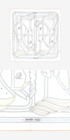 HERMES Imbrodierter Dussar-Schal 162884608 [P]
