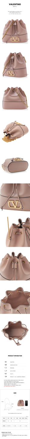 VALENTINO V-Logo Chain Shoulder Bag 128305106 [P]