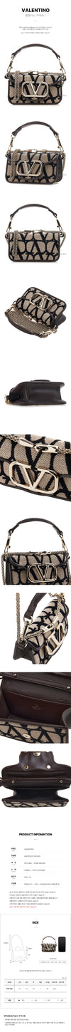 VALENTINO V-Metalllogo Ketten Crossbody Tasche für Damen 4W2P0Z28 VRI 6ZN 103198119 [P]