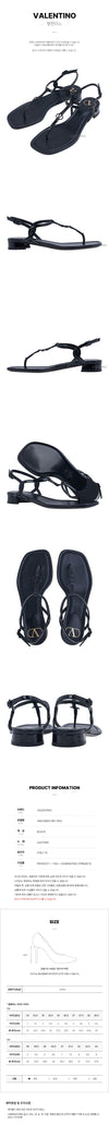 Valentino V Logo Signature Sandals 143111110 [P]