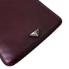 PRADA Tablet Saffiano Lederhülle mit Dreieck-Logo Burgundy 2ARD64 160755378 [P]
