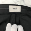 AMI Straight Tailored Wolle Hose 001 (HTR013 WV0044 001) 123537173 [P]