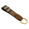 Burberry Keyring Key Holder 81214491 Canvas Check Brown 161878552 [P]