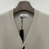 STONE ISLAND Logo-Patch Zilon Wolle V-Ausschnitt Strickjacke (V0097) 7915545B6 123463914 [P]