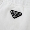 Prada Men's Triangle Logo Terry Bermuda Shorts White 162161578 [P]