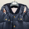 THOM BROWNE Diagonal Armband 4-Streifen Matte Nylon Gans Daunen Bomberjacke Marineblau (MJD061X 05411 415) 142765455 [P]