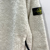 Stone Island Kids Woven Badge Terry Sweatshirt Mastic White stamp: 771660143 V0097 123765590 [P]