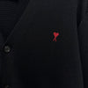 AMI Heart Logo Merino Wool Cardigan 149807363 [P]