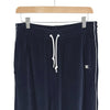 Celine Men's Triomphe Embroidered Velour Velvet Training Pants Navy 160755451 [P]