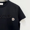 MONCLER Kinder gesticktes Logo Patch T-Shirt Kurzarm 12Y 14Y (8C00013 89AT9 F99) 133047501 [P]