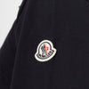 MONCLER Langarm Polo-Shirt mit Logo-Patch Schwarz L20918B00003 89A16 77X 161506715 [P]