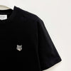 Maison Kitsune Fox Head Comfort Short Sleeve T-Shirt Black 157339001 [P]