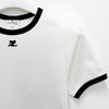 COURREGES ロゴ バンピ コントラスト 半袖Tシャツ ヘリテージ ホワイト ブラック 155384448 [P]