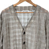 Our Legacy Disintegration Wool Check Cardigan Grey M2236CG 157966554 [P]