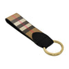 Burberry Key Ring Key Holder 81214481 Canvas Check Black 161878513 [P]