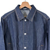 Auralee Men's Washed Hard Twist Denim Blouson Jacket Indigo 4 Size 157403489 [P]
