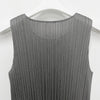 ISSEY MIYAKE プリーズ プリーズ ベーシック ストレート ロング ドレス グレー (12) 26SS 157128595 [P]