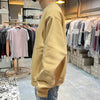 Acne Studios Relaxed Fit Pink Logo Label Sweatshirt Light Camel (CI0126 ALJ) 123475157 [P]