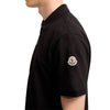 Moncler Logo Patch Pique Polo Shirt Black 161506723 [P]