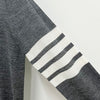 THOM BROWNE Damen Cardigans mit diagonaler Armspange aus Merinowolle in Mittengrau 139893157 [P]