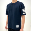 THOM BROWNE サイドスリット半袖Tシャツ (MJS246A 07323 415) 153254601 [P]